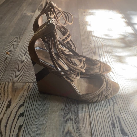 Burberry Wedge Sandals - Picture 2 of 5